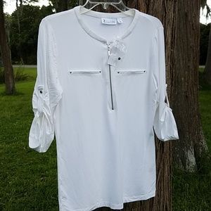 7th Avenue white blouse